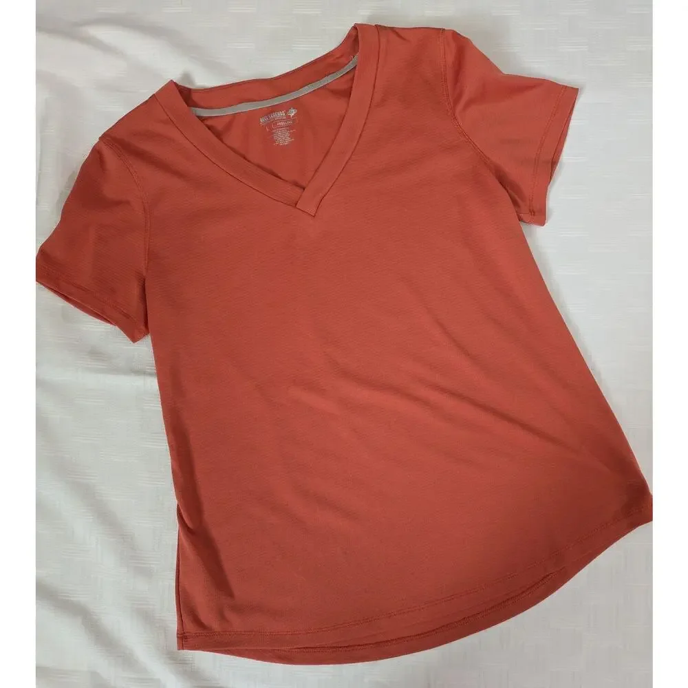 Lot of 2 Activewear Tops Nike Dri-FIT Black XL , Reel Legends Orange Size L